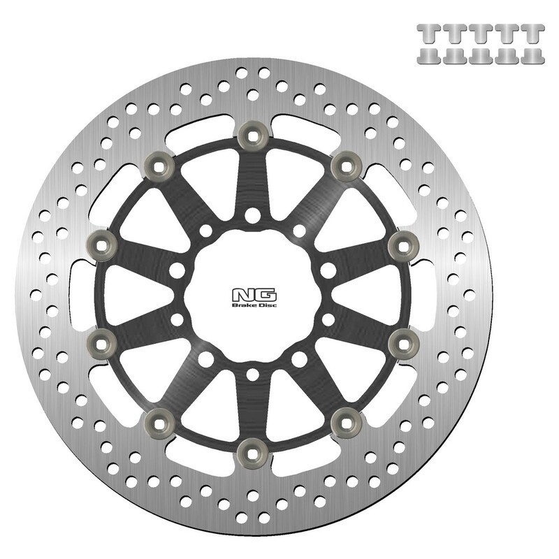 NG BRAKES disco freno flottante tondo - ref 1558G