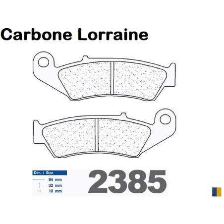 Tylne klocki hamulcowe Carbone Lorraine dla Honda VFR 750 R (RC30) 1988-1993