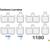 Pastillas de freno delanteras Carbone Lorraine para Yamaha 1700 MT-01 2007-2016