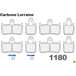 Carbone Lorraine front brake pads for Yamaha MT-01 1700 SP 2009-2011