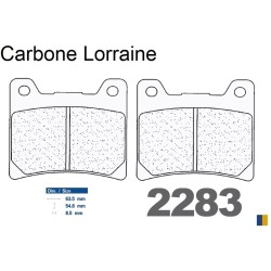 Pastillas de freno traseras Carbone Lorraine para Yamaha 850 TDM 1991-2001