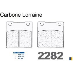 Carbone Lorraine rear brake pads for Suzuki GSF 1200 Bandit N/S 1995-2005