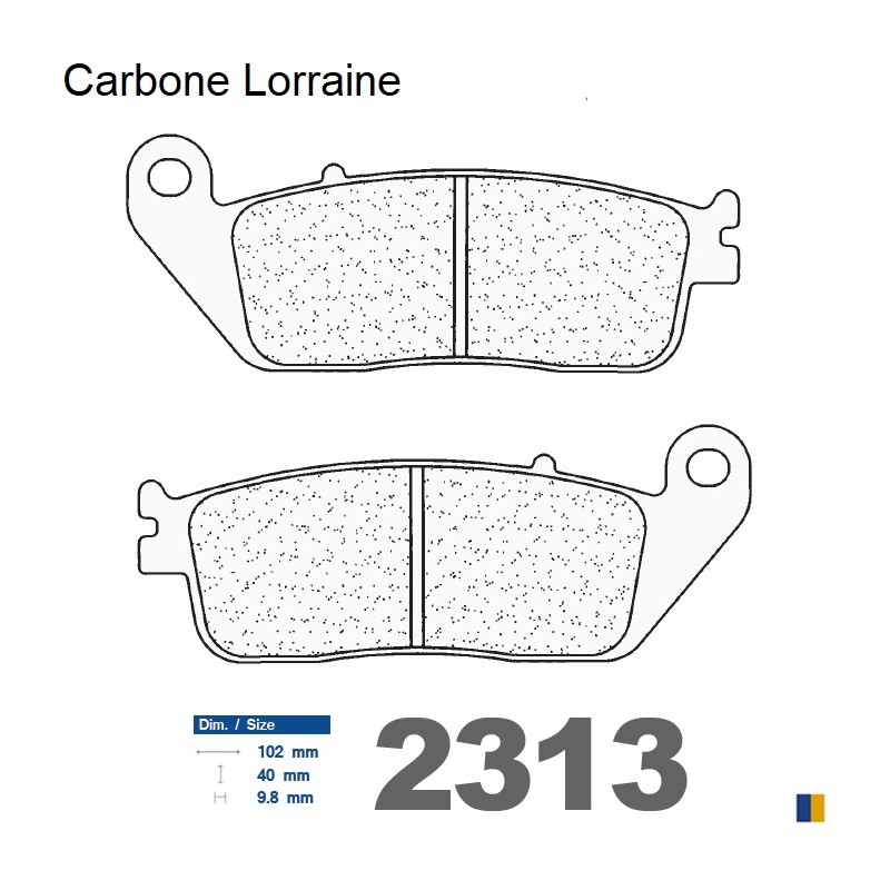 Carbone Lorraine remblokken vooraan voor Honda CB 500 F ABS 2013-2020
