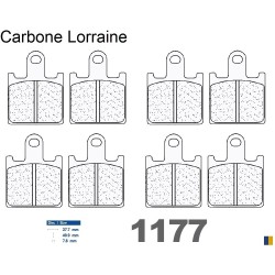 Carbone Lorraine bromsbelägg fram för Kawasaki GTR 1400 /ABS 2007-2016
