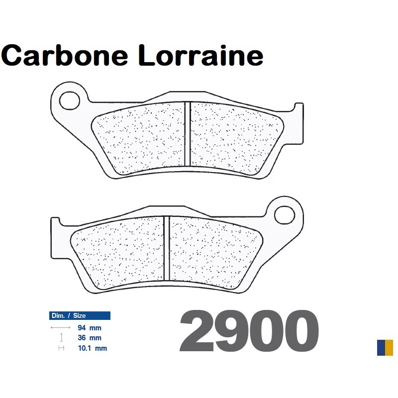 Pastiglie freno posteriore Carbone Lorraine per BMW K1300 S 2009-2016 Pastiglie freno posteriore Carbone Lorraine per BMW K1300 S 2009-2016