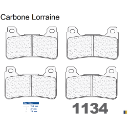 Carbone Lorraine bromsbelägg fram för Honda CBR 1000 RR C-ABS 2009-2016