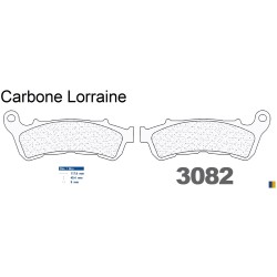 Pastillas de freno delanteras Carbone Lorraine para Suzuki UX 125 / 150 Sixteen 2008-2015