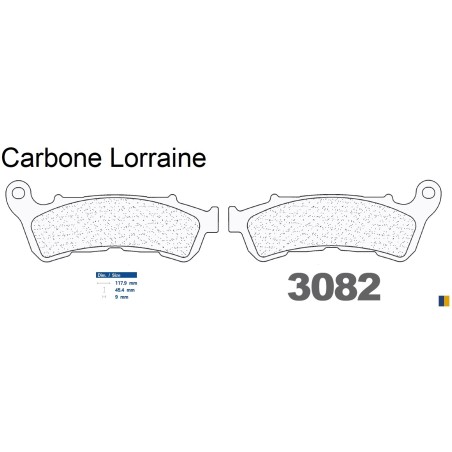 Carbone Lorraine Bremsbeläge vorne für Suzuki UX 125 / 150 Sixteen 2008-2016
