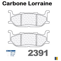 Pastillas de freno delanteras Carbone Lorraine para Yamaha XVS 650 A Drag Star Classic 1998-2007