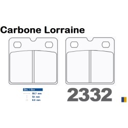 Carbone Lorraine remblokken vooraan voor BMW R65 GS 1987-1992