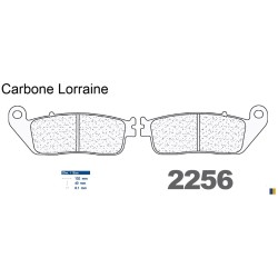 Carbone Lorraine remblokken vooraan voor Honda CBR 300 R 2014-2016