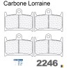 Carbone Lorraine racing remblokken vooraan voor Suzuki GSX-R 600 1993-1996
