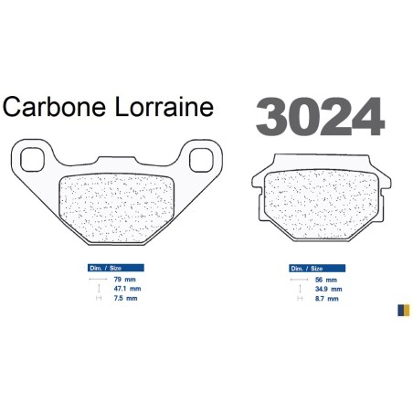 Carbone Lorraine bromsbelägg fram för Peugeot SV 50 Roland Garros 1993