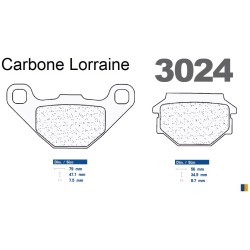 Carbone Lorraine remblokken vooraan voor Peugeot SV 50 T 1993