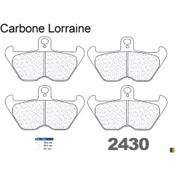 Przednie klocki hamulcowe Carbone Lorraine dla BMW K100 LT 1992-1994