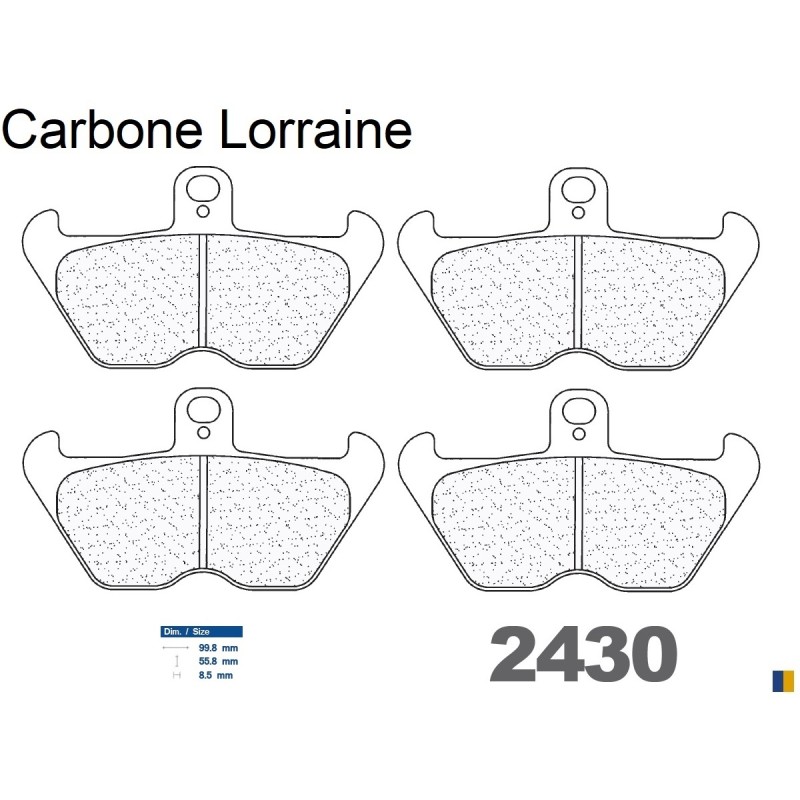 Carbone Lorraine front brake pads for BMW K100 LT 1992-1994