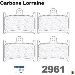 Przednie klocki hamulcowe Carbone Lorraine dla Suzuki 900 RF 1994-1999