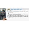 Pastiglie freno anteriore Carbone Lorraine per Kymco 50 Zap 1995-2000