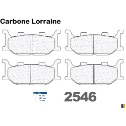 Plaquettes Carbone Lorraine de frein avant - Yamaha FZ6 N / Fazer /ABS 2004-2007