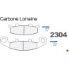 Carbone Lorraine front brake pads for Hyosung GT 250 / 600 Comet 2002