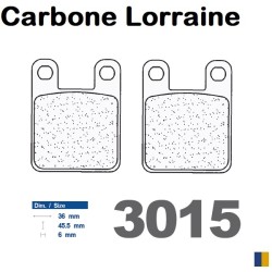 Przednie klocki hamulcowe Carbone Lorraine dla Derbi 125 Predator 1999