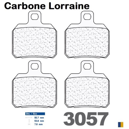 Carbone Lorraine front brake pads for CPI 125 / 200 X-Large 2002-2004