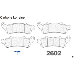 Przednie klocki hamulcowe Carbone Lorraine dla Honda 1800 VTX 2001-2008