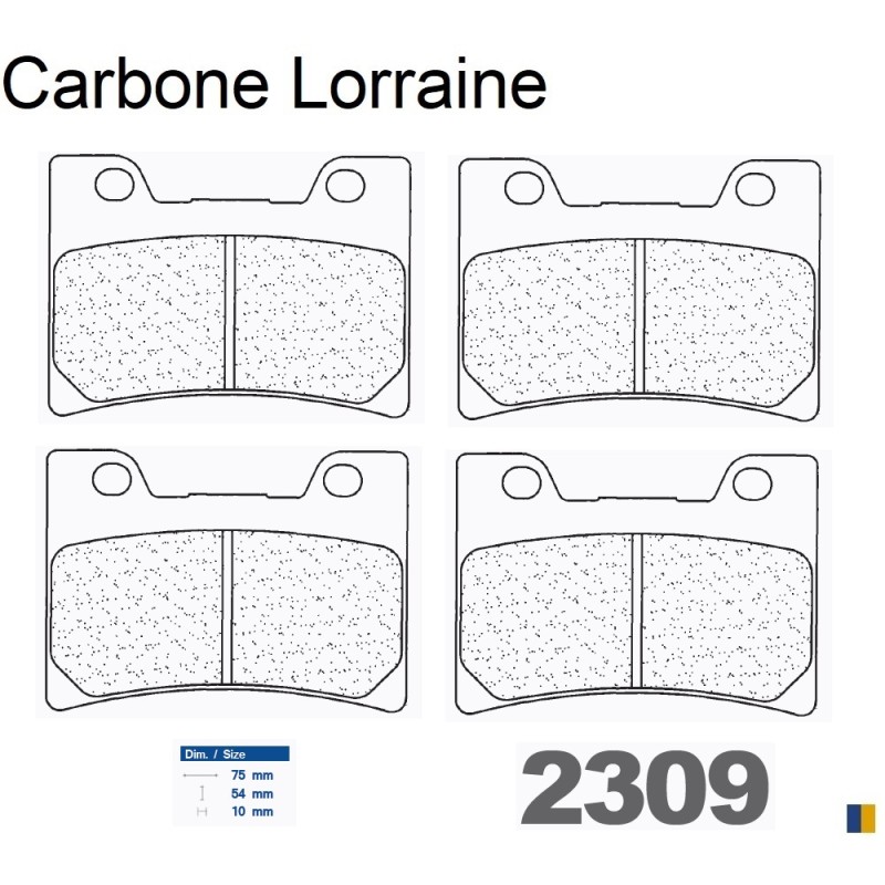 Carbone Lorraine Bremsbeläge vorne - Yamaha FZR 1000 Exup 1991-1993