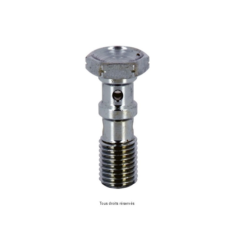 Steel screw chrome for double banjo M10x1.25