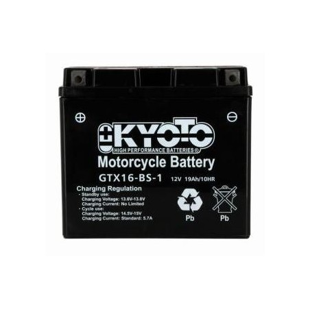 Batterie KYOTO type YTX16-BS-1