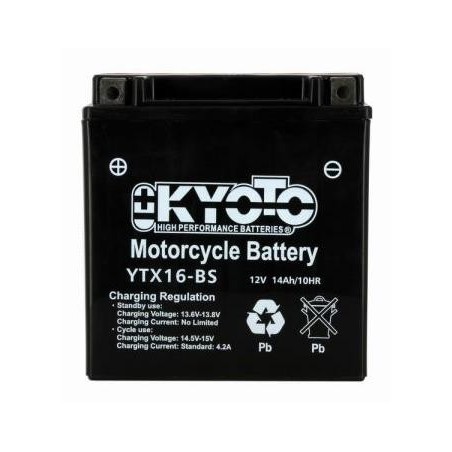 Batterie KYOTO type YTX16-BS
