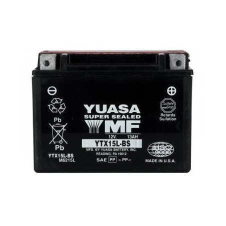 Batterie YUASA type YTX15L-BS