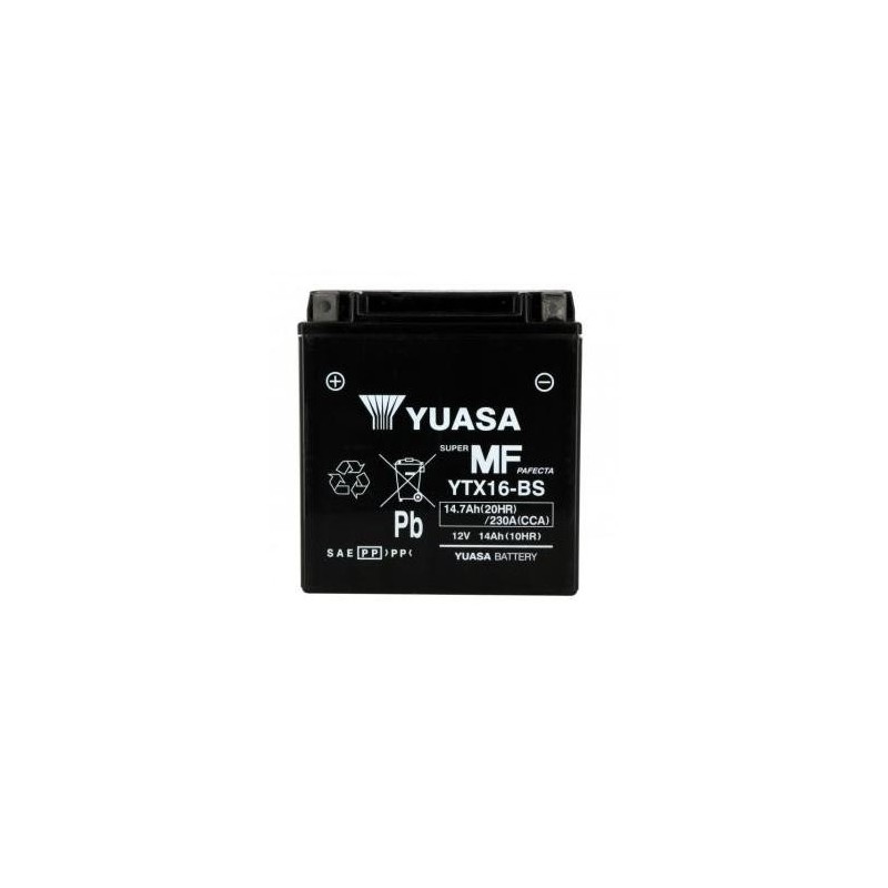 Batterie YUASA type YTX16-BS Batterie YUASA type YTX16-BS