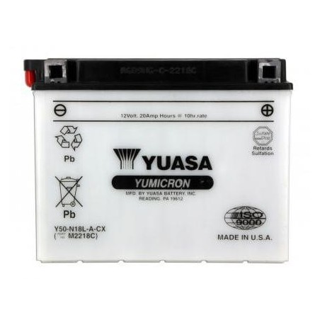 Batterie YUASA type Y50-N18L-A