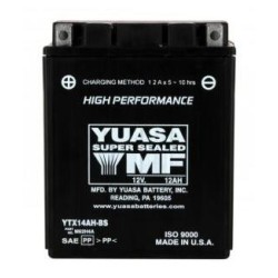 Batterie YUASA type YTX14AH-BS